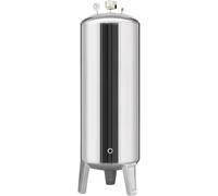 Tanque Acero Inoxidable Verticale Presurizado Almacenamiento Agua,Vaso expansión Tanque presión Agua para Bomba Pozo Depósito Acero Inoxidable presurizado jardín Exterior,01,160 L