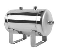 Tanque Aire Comprimido en Acero Inoxidable 304 for Producción Industrial - 5L/10L/20L/30L/40L/50L Depósito Alta Presión Buffer Vacío con Manómetro(5L/1.3Gal)