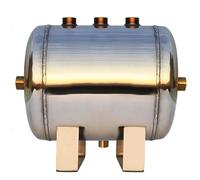 Tanque Aire Comprimido en Acero Inoxidable 304 for Producción Industrial - 5L/10L/20L/30L/40L/50L Depósito Alta Presión Buffer Vacío con Manómetro(30L/7.9Gal)