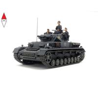 Tamiya Kit de montaje de plástico 1:35 Panzerkampfwagen IV versión F L24/75 mm réplica sin pintar