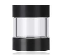 Tanque cilíndrico de enfriamiento de agua, Tanque de agua transparente de enfriamiento rápido de 50 mm, material POM, Intercambiador de calor Depósito de enfriamiento de agua Radiador para PC Radiador