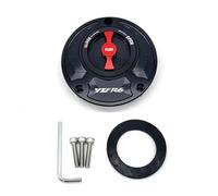 Tanque Combustible Tapa del Tanque De Combustible para Yam&AHA FZ6, FZ6R, FZ1, R1, R6, R6S, FZ16, FJR1300, R25, MT10, FZ8, XSR 700 Y 900(Black6)