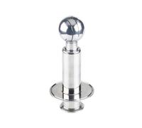 Tanque de abrazadera triple de 1,5" a abrazadera triple de 2,5", bola de pulverización CIP giratoria, bola de limpieza compatible con Tri Clamp