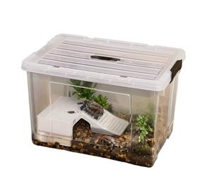 Tanque de Acuario Caja de rotación Tortugas, Tanque alimentación for, Mesa Secado al Sol, Cubierta Cinta Transparente(3XL)