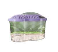 Tanque de Acuario El Tanque de Tortugas doméstico se Puede Transportar a Mano con una Mesa Cubierta for secar al Sol(Pequeño)