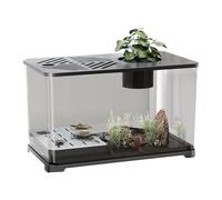 Tanque de acuario - Gran kit de acuario, áquario de oficina, contenedor moderno, zona de descanso de tortugas, contenedores de decoración para el hogar | Tanques para accesorios đe oficina de planta