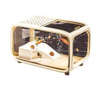 Tanque de acuario - Hábitat acrílico transparente, pequeño tanque de peces Betta decoración ecológica, moderno minimalista kit de inicio de escritorio | Acuario viviente para oficina en casa