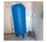 Tanque de Agua a presión Vertical de PE doméstico, Duradero, de 150 L - Almacenamiento presurizado Seguro para construcción, residencias, escuelas y Parques - 3915 galones (43,3 x 17,7 pulga