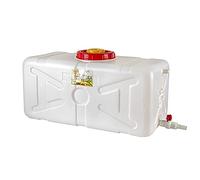 Tanque de agua de 50 L, contenedor de agua plegable portátil para exteriores, contenedores de almacenamiento de agua de gran capacidad, tanque rectangular para recolección de agua de lluvia, barr