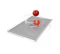 Tanque de agua de acrílico transparente, fregadero poco profundo, caja de fotografía submarina, bandeja de café for accesorios de fotografía de escritorio, bandeja de almacenamiento de cosméticos de e