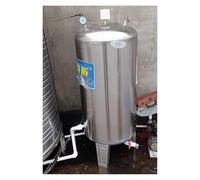 Tanque de agua de alta presión de gran capacidad - Recipiente presurizado de acero inoxidable 304, tanque de almacenamiento de agua de refuerzo automático(160L(95x50cm))