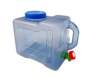 Tanque de Agua de Camping,Caja de Almacenamiento de Agua Transparente y Cuadrada - Accesorios de Camping para Bandeja Portátil Líquida | Diseñado para Viajes de Primavera y Actividades Escolares