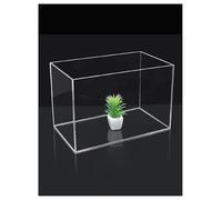 Tanque de Agua de una Sola Pieza de acrílico Transparente, Resistente al Agua, de Cinco Lados, Bandeja con cajón for fotografía, Fregadero(50x15x20cm)