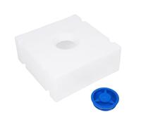 Tanque de Agua Dulce para RV, Tanque de Almacenamiento de Agua LLDPE RV de 12 Galones, 19,69 X 19,69 X 7,87 Pulgadas, Puerto de Llenado Ancho Moldeado Resistente a Fugas de una Pieza para