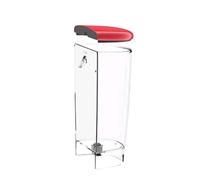 Tanque De Agua for Cafetera, Compatible Con Krups | Compatible con Cafetera DOLCE GUSTO Genio S(Red lid set)