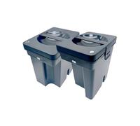 Tanque De Agua Limpia Original, Tanque De Agua Sucia, Compatible for Roborock Qrevo Master/Slim/Edge/Pro/S / S5V / QV35A / Edge S5A, piezas de repuesto(SET A)