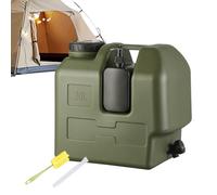 Tanque de Agua para Acampar, 20 litros con Botella de jabón de Mano | Tarro de Almacenamiento de Agua para Acampar con Grifo,para al Aire Libre Picnic Viaje Supervivencia Senderismo Viaje Viaje
