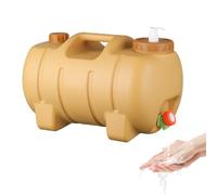 Tanque de agua para camping, contenedor de agua de camping de 20 litros con espiga, transportador recargable, organizador de líquidos de hidratación para amigos, familiares, mochileros, senderismo