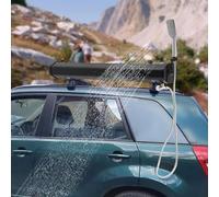 Tanque de Agua para Portaequipajes, Ducha Solar, Juego de Cabezal de Ducha y Manguera, 4.8/5.3/7.9 Galones, para Senderismo, Lavado de Autos, Limpieza de Mascotas y Vacaciones en la Playa(20L)