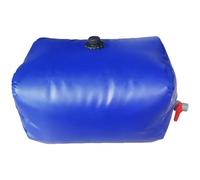 Tanque de agua plegable de gran capacidad - Depósito portátil de agua de emergencia de 50 a 2000 galones, 1 unidad(500L/132Gal/1.25x0.8x0.5 m)
