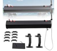 Tanque de agua portátil autopresurizado de 18/20/30 L para ducha de camping - Ducha de techo con calefacción solar | Para lavado de autos, senderismo y viajes de aventura,30L/7.93Gal