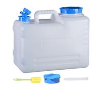 Tanque de agua portátil - Capacidad 15 litros, bidón grande | Contenedores para almacenamiento de agua - para familia, amigos, estudiantes, adultos, uso doméstico, senderismo, picnic