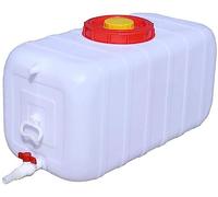 Tanque de Agua Tanque de Agua de plástico de Gran Capacidad Contenedor de Agua portátil para Exteriores Cubo de Almacenamiento de Agua sin BPA con Grifo para Acampar al Aire Libre