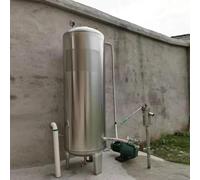Tanque de almacenamiento de agua a presión automático vertical para bomba de pozo, sistema de presurización de suministro de agua sin torre de gran capacidad