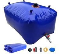 Tanque de Almacenamiento de Agua de 20 a 1070 galones, Cisterna Plegable for riego de Plantas, Sistema de recolección de Lluvia.(1.6x1.2x0.89m/1703L/450gal)