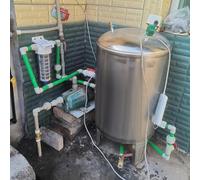 Tanque de Almacenamiento de Agua de Acero Inoxidable, Adecuado para hogares con Baja presión de Agua, Viene con Funda aislada ((95x50cm/37x19in) 160L/42.2Gal)