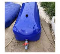 Tanque de Almacenamiento de Agua Plegable de 500/1000 galones - Contenedor de Agua de Lluvia de PVC for Exteriores, jardín y emergencias(350L/92Gal/1x0.7x0.5 m)
