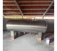 Tanque de Almacenamiento de Agua, Tanque de Presión Horizontal de Pozo de Acero Inoxidable for Trabajo Pesado con Lavado for Casa, Jardín, Granja, Cocina, Garaje(250L/66Gal)