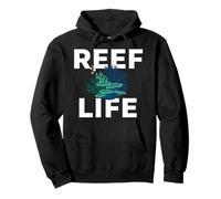 Tanque de Arrecife Acuario Reefer Salado Reef Keeper Coral Tank Sudadera con Capucha