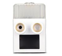 Tanque de Bomba de Enfriamiento de Agua, Bomba de Agua de CPU Ultra Silenciosa, Rosca G1 / 4 12V 450L / H Cable de Cobre Trifásico Conector de 4 Pines Bomba de Enfriamiento de Computadora(Blanco)