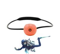 Tanque de buceo Banger - 1.3 x 1.4 pulgadas, dispositivo de señal subacuática, dispositivo de señal subacuática, bola de cilindro con sonido fuerte, deportes al aire libre, naranja, fluorescente