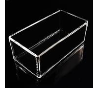 Tanque de cuarzo transparente resistente a altas temperaturas for experimentos: tanques rectangulares y cuadrados for uso en laboratorio(100x50x30mm 2pcs)