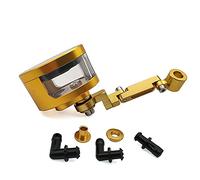 Tanque De Depósito Aceite Líquido Freno Motocicleta CNC Soporte Para S GSXR600 GSXR750 GSXR1000 SV650 CBR600 Katana(ORO)