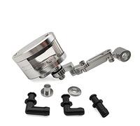 Tanque De Depósito Aceite Líquido Freno Motocicleta CNC Soporte Para S RMZ250 RMZ450 DRZ400SM RMZ 250450 DRZ 400 SM(Plata)
