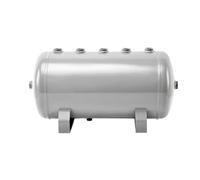 Tanque de depósito de compresor de aire de acero resistente con manómetro y válvula de drenaje, para una refrigeración y filtrado eficientes del aire en aplicaciones industriales