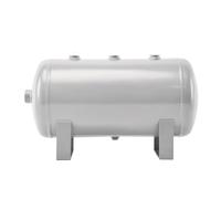 Tanque de depósito de compresor de aire de acero resistente con manómetro y válvula de drenaje, para una refrigeración y filtrado eficientes del aire en aplicaciones industriales
