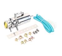 Tanque de desbordamiento de refrigerante de aluminio universal, kit de lata de captura de depósito de refrigerante de motor de 350 ml con soporte de montaje para automóvil y SUV