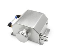 Tanque De Desbordamiento Radiador Refrigerante Motor, Lata Captura Aceite Aluminio Cuadrada Con Tapón Drenaje, 1L Depósito Expansión Refrigerante