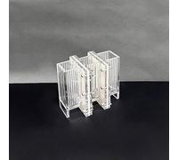 Tanque de diafragma de tres cámaras for electroquímica profesional - Material PMMA, compatible con películas de cadmio(1200ml)