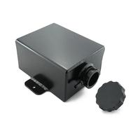 Tanque De Expansión De Refrigerante AN8 De 1,2 L, Lata De Aluminio Pulido, Tanque De Desbordamiento De Radiador Universal, Colector De Agua. Depósito Expansión Refrigerante(Negro)