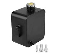 Tanque de expansión de refrigerante de 2,5 l, tanque de desbordamiento de refrigerante de aluminio botellas de expansión tanque de agua refrigerante con tapas radiador de repuesto 17 * 15 * 10 cm