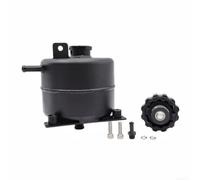 Tanque de expansión de refrigerante de aluminio con tapa para BMW para MINI Cooper S R52 02-06 y R53 Convertible 05-08, kit de depósito ligero (plata)