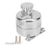 Tanque de Expansión del Radiador, Tanque de Expansión del Refrigerante del Radiador de 2,5 L, Tanque de Depósito del Radiador de Aluminio con Reemplazo de Accesorio de Tapa para Cooper S R53 R52