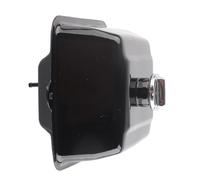 Tanque de gasolina de metal, tapa cromada de hierro fundido Tanque de gasolina negro a prueba de fugas para 150cc 200cc 250cc ATV Quad 4 Wheeler