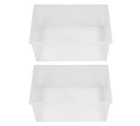 Tanque de lavabo de agua Xolsurg de gran capacidad, kit de laboratorio, funcionamiento robusto y confiable, transparente, enseñanza, ABS, 2 piezas, experimento de seguridad