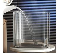 Tanque de peces Betta de escritorio de 5 galones, acuario transparente for oficina, tanque de peces simple, jarrón de pie, gabinete de TV, caja de cría de aguas profundas, decoración del hogar, regalo